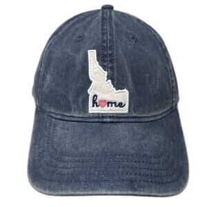 Idaho Rome Slideback Baseball Cap Blue One Size Adjustable Embroidered Home Free